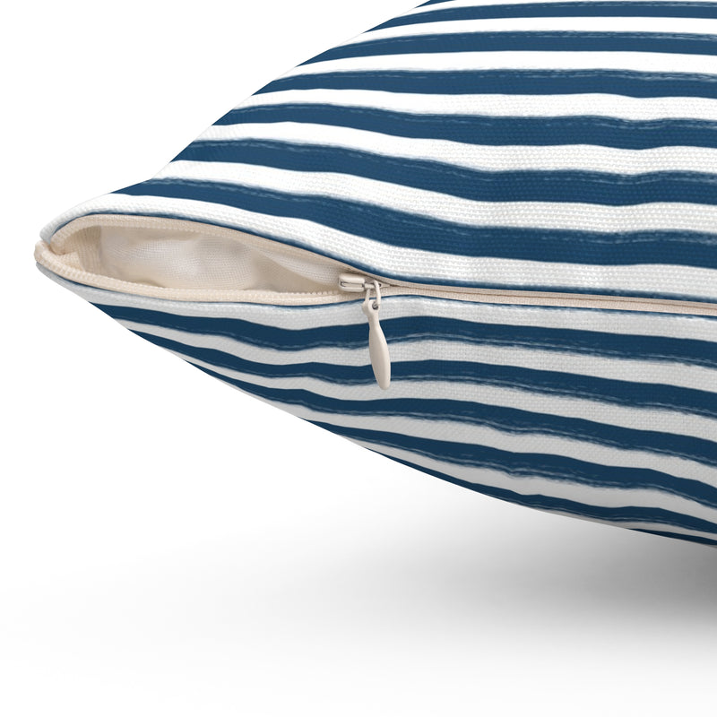 Blue Stripes Pillow Original Design