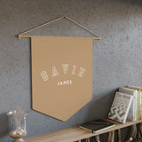Copy of Personalized Pennant Banner Black/White | Custom Name Nursery Pennant Banner