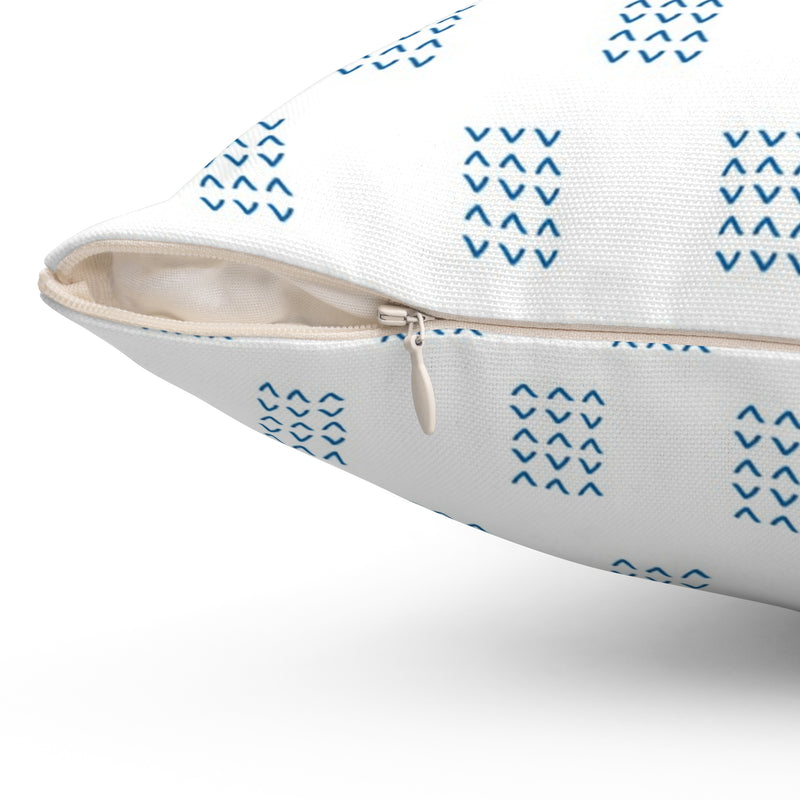 Blue/White Modern Pillow Original Design