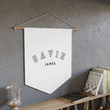 Personalized Pennant Banner Black/White | Custom Name Nursery Pennant Banner