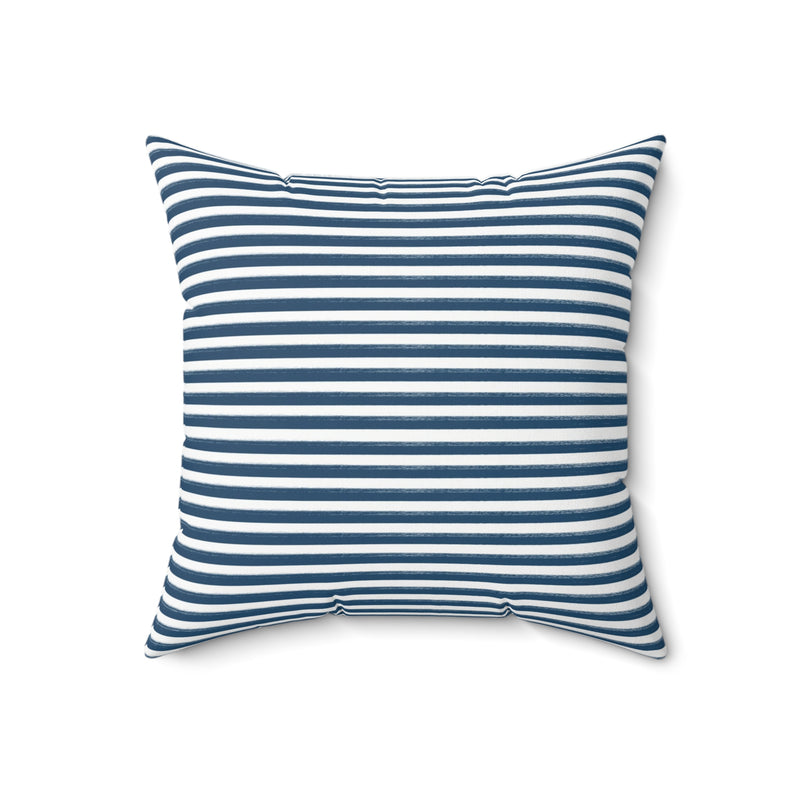 Blue Stripes Pillow Original Design