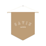 Copy of Personalized Pennant Banner Black/White | Custom Name Nursery Pennant Banner