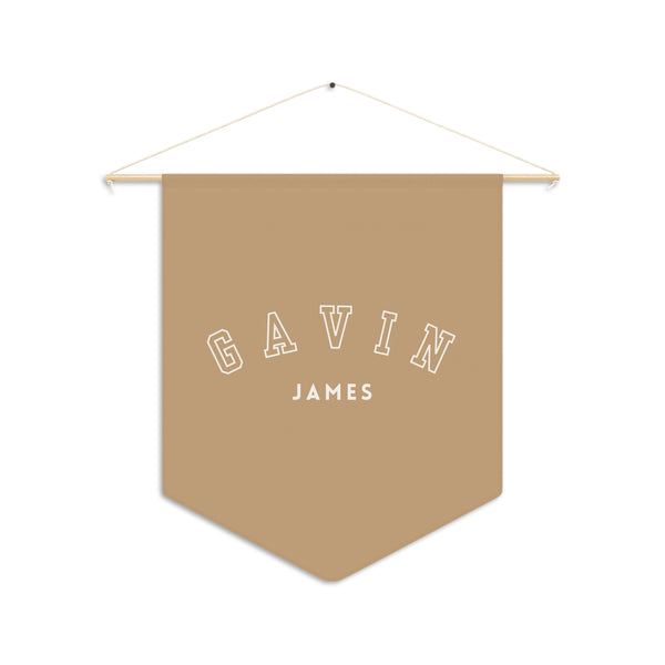 Copy of Personalized Pennant Banner Black/White | Custom Name Nursery Pennant Banner