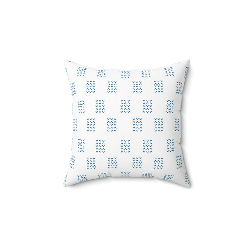 Blue/White Modern Pillow Original Design