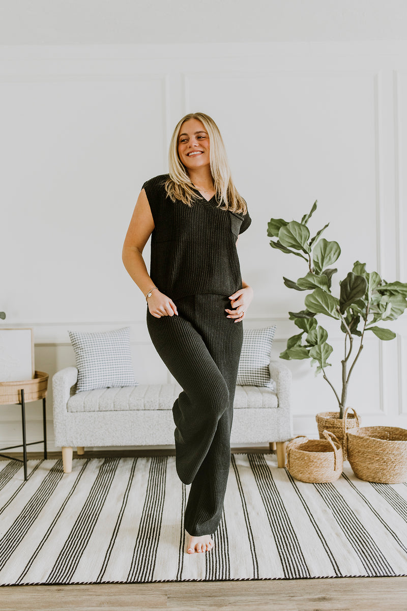 Margot Ribbed Sweater and Pants Set