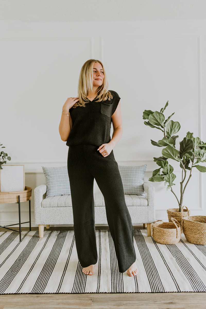 Margot Ribbed Sweater and Pants Set