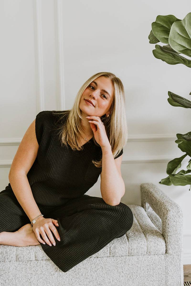 Margot Ribbed Sweater and Pants Set