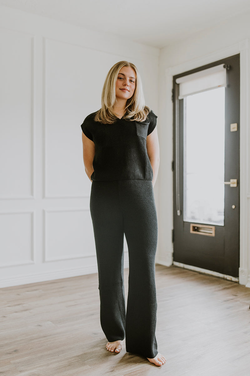 Margot Ribbed Sweater and Pants Set