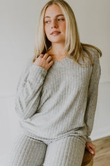 Ribbed Two-Piece Lounge Set