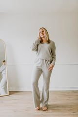 Ribbed Two-Piece Lounge Set