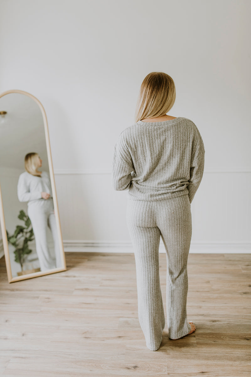 Ribbed Two-Piece Lounge Set
