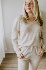 Ribbed Two-Piece Lounge Set
