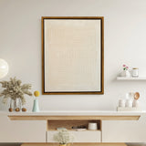 Beige Abstract Lines Textured Artwork - 3D Minimalist Abstract Textured Artwork- Wabi Sabi Art (Copy)