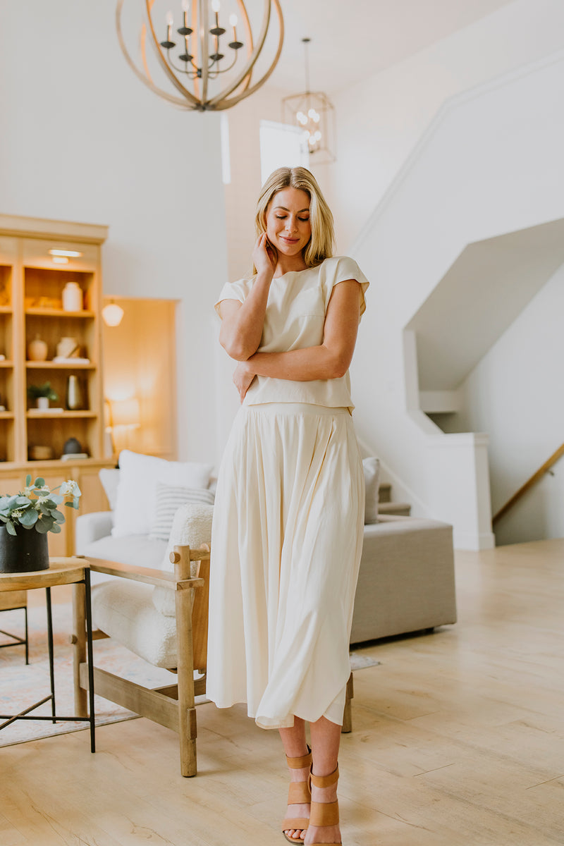 Iris Two Piece Set (Skirt and Top)