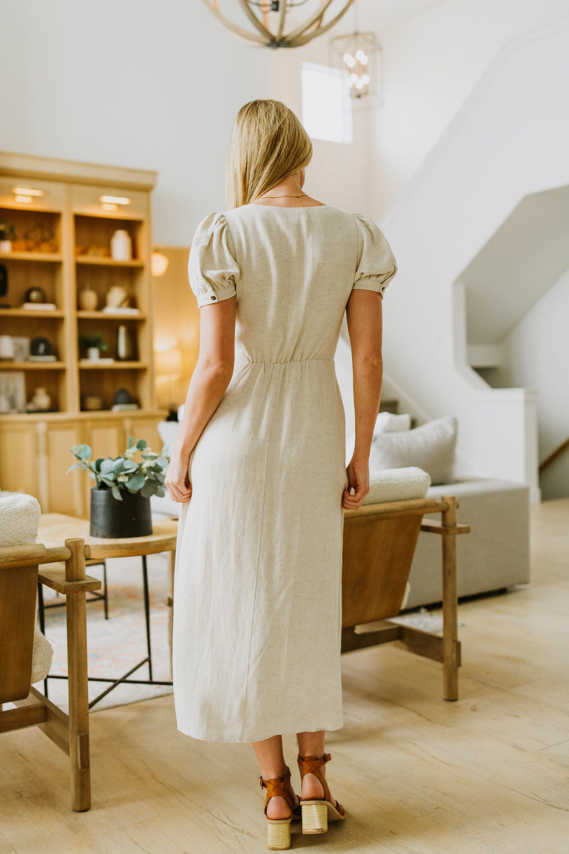 Linen Maxi Dress