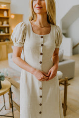 Linen Maxi Dress