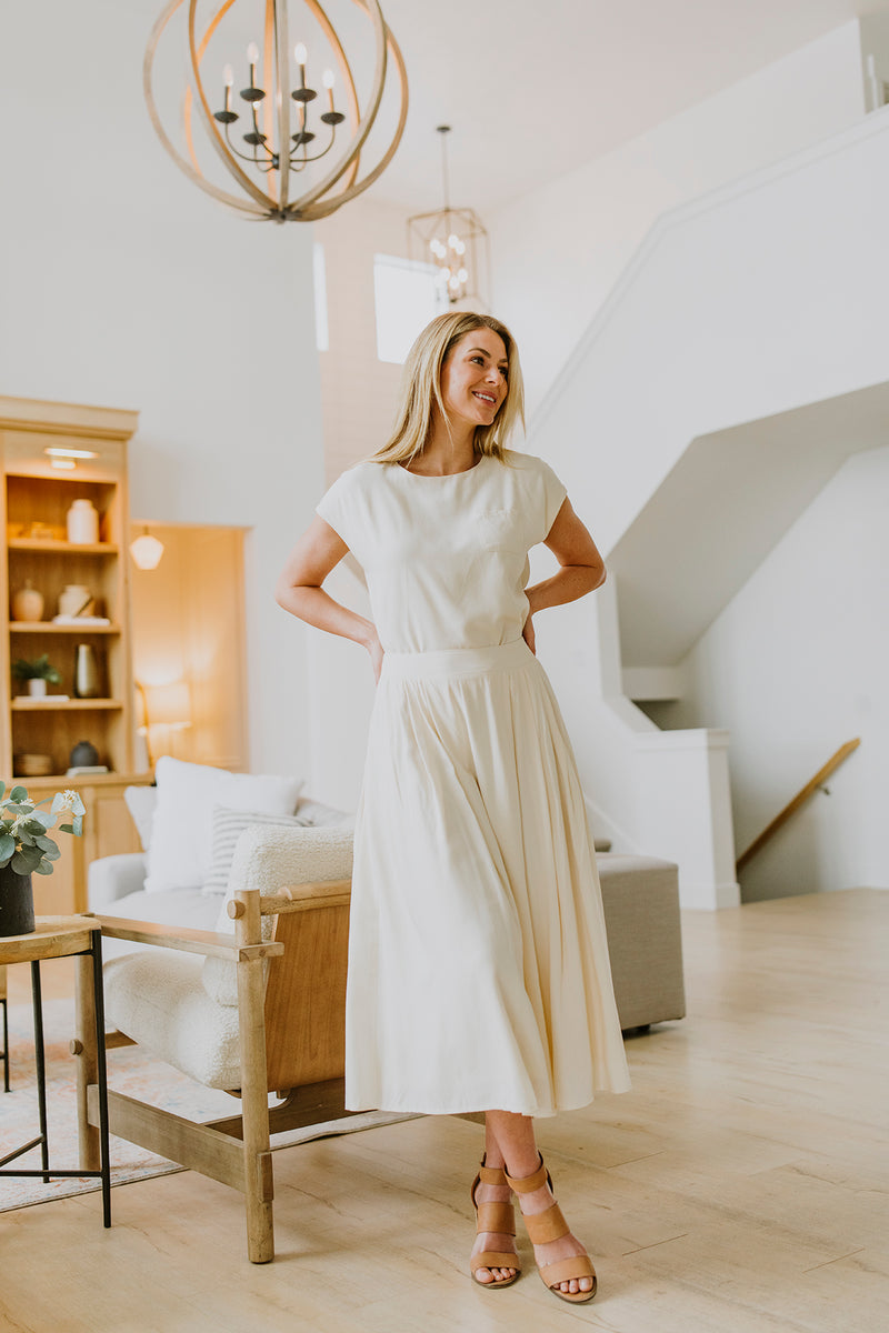 Iris Two Piece Set (Skirt and Top)