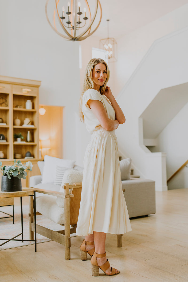 Iris Two Piece Set (Skirt and Top)
