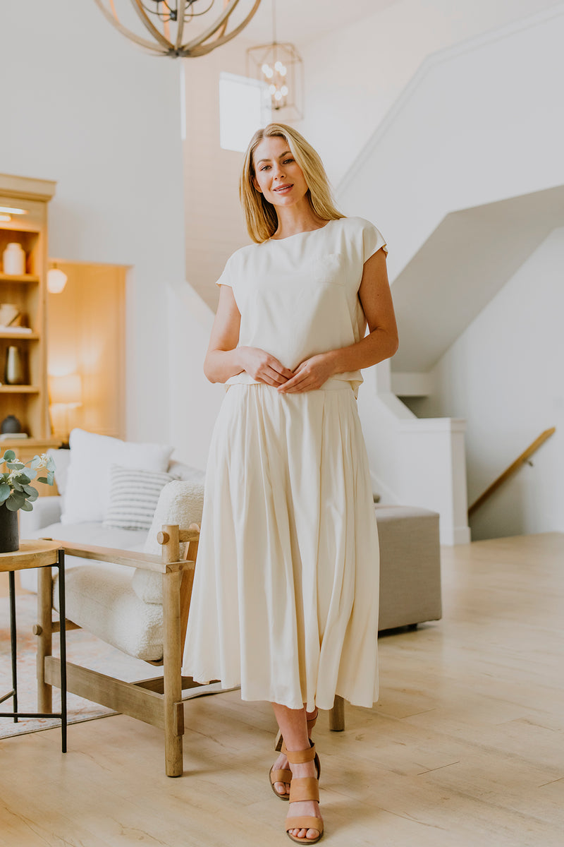 Iris Two Piece Set (Skirt and Top)