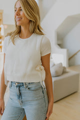 Lula Knit Bows Sleeveless Vest