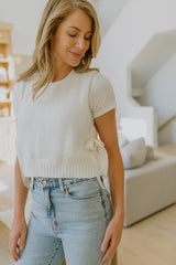 Lula Knit Bows Sleeveless Vest