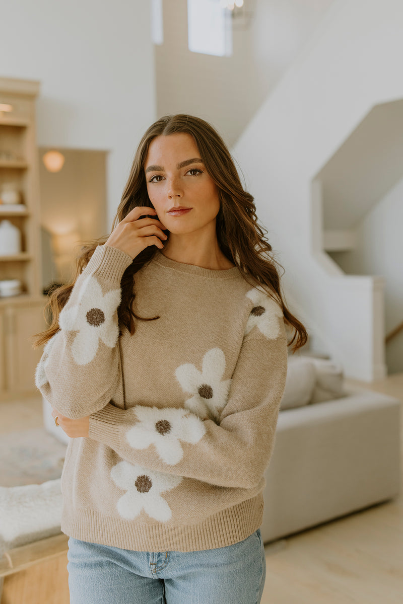 Saylor Floral Sweater