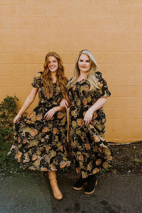 Antique Floral Dress