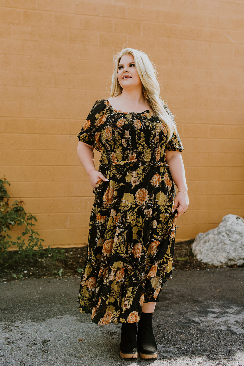 Antique Floral Dress