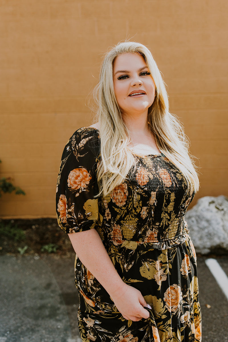 Antique Floral Dress