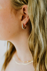 Baguette Hoop Earrings