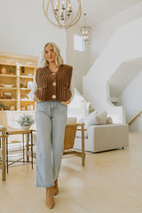 Monroe Solid Button-Front Pocket Vest