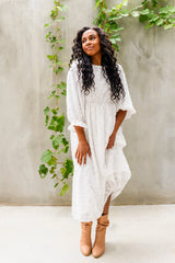 Kenedi Ivory Floral Dress