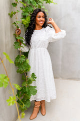 Kenedi Ivory Floral Dress