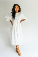 Kenedi Ivory Floral Dress