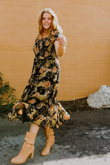 Antique Floral Dress