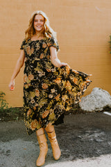 Antique Floral Dress