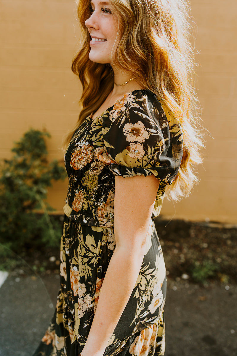 Antique Floral Dress