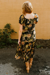 Antique Floral Dress