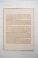 No. 1 Textured Artwork by Jill Collier - 3D Minimalist Abstract Textured Artwork- Wabi Sabi Art 