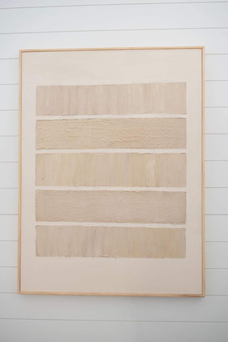 No. 1 Textured Artwork by Jill Collier - 3D Minimalist Abstract Textured Artwork- Wabi Sabi Art 