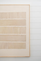 No. 1 Textured Artwork by Jill Collier - 3D Minimalist Abstract Textured Artwork- Wabi Sabi Art 