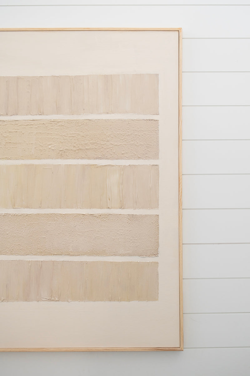 No. 1 Textured Artwork by Jill Collier - 3D Minimalist Abstract Textured Artwork- Wabi Sabi Art 
