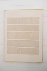 No. 1 Textured Artwork by Jill Collier - 3D Minimalist Abstract Textured Artwork- Wabi Sabi Art 