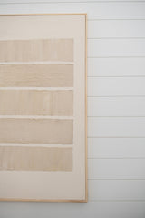 No. 1 Textured Artwork by Jill Collier - 3D Minimalist Abstract Textured Artwork- Wabi Sabi Art 