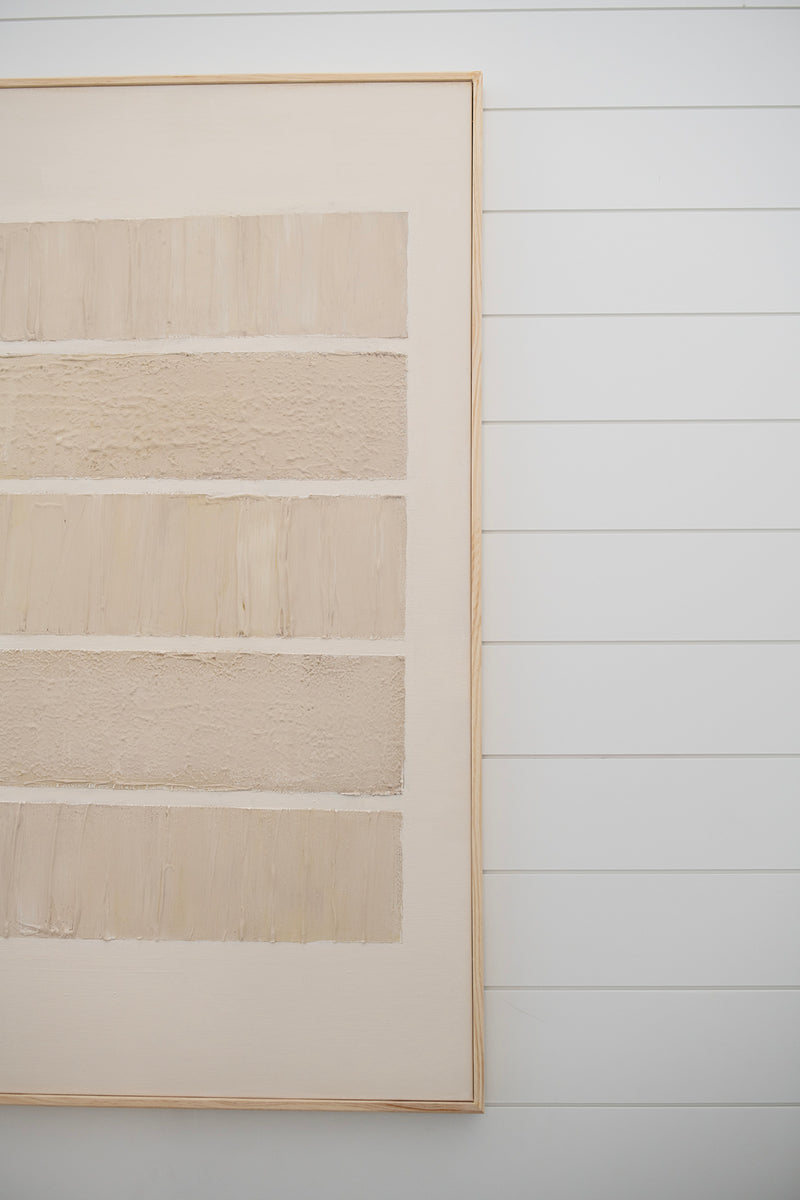No. 1 Textured Artwork by Jill Collier - 3D Minimalist Abstract Textured Artwork- Wabi Sabi Art 