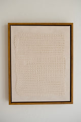 Beige Abstract Lines Textured Artwork - 3D Minimalist Abstract Textured Artwork- Wabi Sabi Art (Copy)