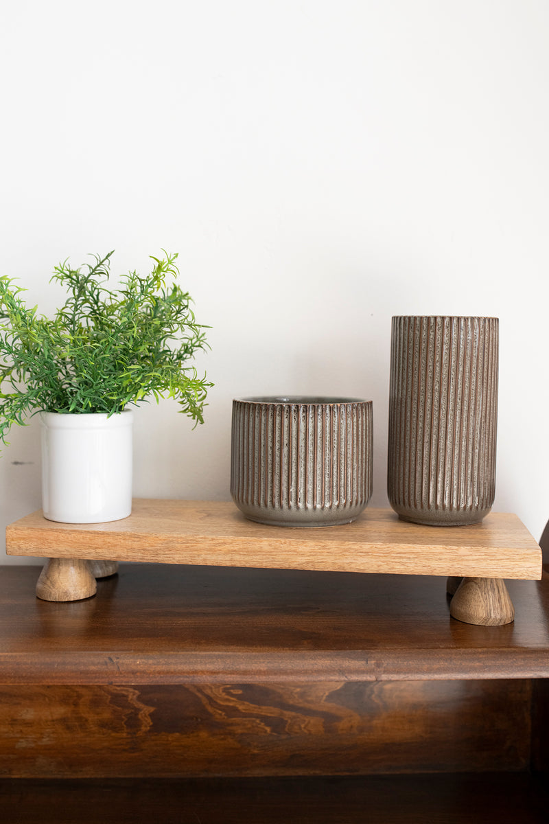 Rectangular Wood Stand