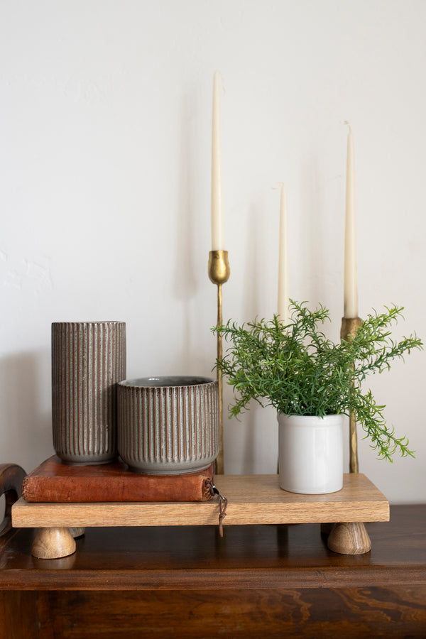 Rectangular Wood Stand