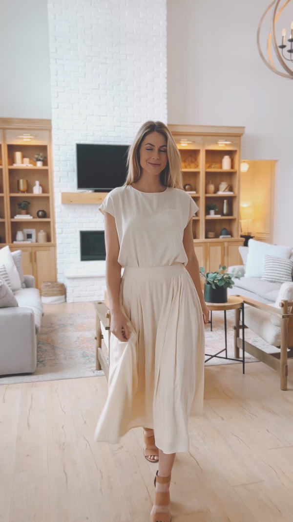 Iris Two Piece Set (Skirt and Top)