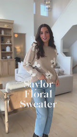 Saylor Floral Sweater